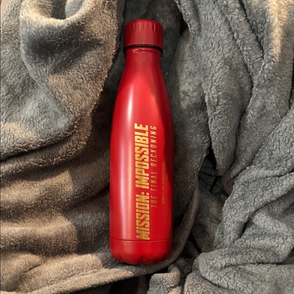 Mission Impossible: The Final Reckoning Red Insulated Water Bottle